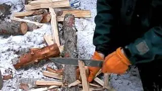 Survival Skills:  Firemaking in Snow, Part 4