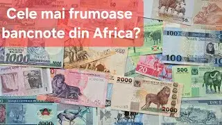 25 de bancnote din Africa. O calatorie in lumea animalelor salbatice din Africa