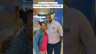 Detroit DTW Airport! He's seeing me off🤣 #detroit #mayor #Kwame @LORIDIVA_ next time✌️&hearts;️