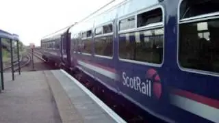 1605 1Y48 Mallaig-Crianlarich 156499 & 156485 Two tone