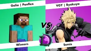 [Lunacity 32] Winners Semis - Galia | Ponflex (Steve) vs VGY | Byakuya (Cloud) - SSBU