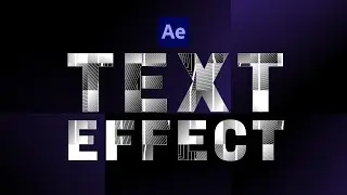 Abstract Text Effect in After Effects | Tutorial