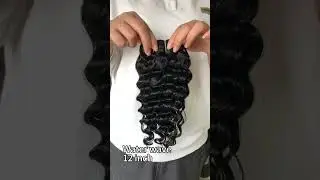 Loks hair 12 inch water wave #hair #bundle #hairproducts