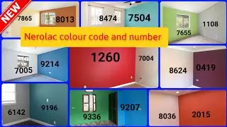 Nerolac colour number ||Asian paint colour number || Asian paints colour chart code for photo video