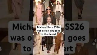 MICHAEL KORS SS26 IS SO GOOD #michaelkors #fashion #nyfw