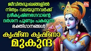 കൃഷ്ണ കൃഷ്ണ മുകുന്ദ| Krishna Krishna Mukunda | Sree Krishna Songs Malayalam | Hindu Devotional Songs