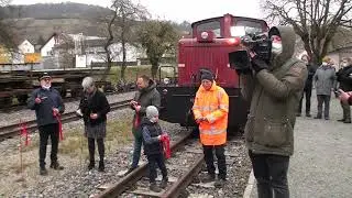 Jagsttalbahn nimmt Fahrbetrieb in Dörzbach auf am 19.11.21