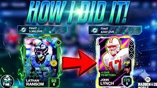 HOW I GAINED 1000+ OVR IN ONE DAY! WATCH THIS! Madden Mobile 26