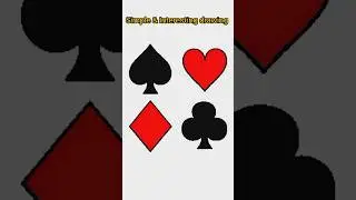 how to draw playing card | تاش کیسے بنائیں #drawing #pixelart #shorts #cards #playing @Drawing4455