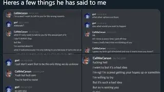 me when i found out about the callmecarson shit.
