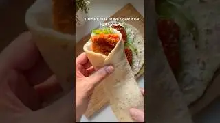 Crispy Hot Honey Chicken Tenders 🍗🍯🌶️#shorts