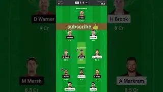 DC vs SRH Dream 11 team || DC vs SRH Dream 11 prediction 🔥 #shorts #dream11 #ipl2023