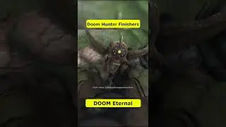 DOOM Eternal All Doom Hunter Glory Kills Finishers  #doometernal #takedowns #finishers