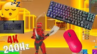 T Dagger Bora ASMR 😴 Box Fight Gameplay 📦 Satisfying Keyboard Fortnite 4K 240 FPS 🏆