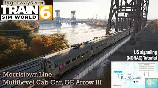 US Signaling (NORAC): NJ Transit High & Dwarf Signals | Morristown Line (Train Sim World 6)