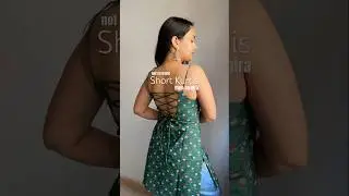 Amazing Myntra Finds 🪡✨| Short Kurta Haul | Backless | Cotton Kurtis #newdesign #backless #tunics