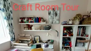 SMALL CRAFT ROOM TOUR....My  new happy place!