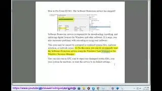 Fix Event ID 903. The Software Protection service has stopped on Windows