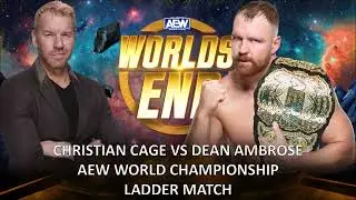 AEW Worlds Edn 2025: Christian Cage vs Dean Ambrose - Fanmade Card Match