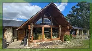 Just finished a stunning log home restoration in Highlandville MO