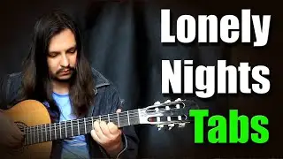 (Scorpions) Lonely Nights | guitar cover + tabs | fingerstyle