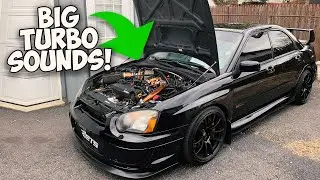Big Turbo 2005 Subaru STI POV [ASMR] Precision 6466 ETS Rotated Kit CRAZY SOUNDS! 500+HP