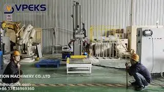 Automatic Bag Palletizer with Grating Sensors for USA &mdash; 130 kg Payload, 500BPH High Speed