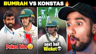 THIS IS CINEMA!🔥 Bumrah vs Konstas FIGHT - Khawaja WICKET 🥵 | IND vs AUS 5th Test