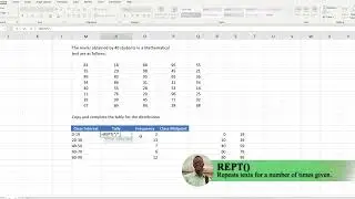 WASSCE Core Math 2008 Solutions | Statistics, Ratio & Proportion | Excel Tutorial