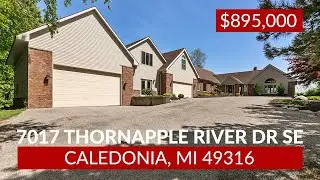 Beautiful Thornapple River Property in Caledonia, MI | West Michigan Real Estate