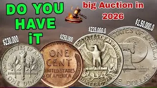 4 Historic US Coins Explained | 1935-D Wheat Penny, 1967 Dime, 1991-P Quarter & 1776&ndash;1976 Dollar |
