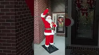 Highly modified Home Depot Santa (2021) controlled by XLights
