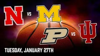 Free Basketball pick Nebraska at Michigan and Purdue at Indy from Joe Wiz heard on ESPN New York