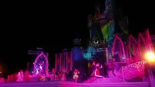 Disney World Halloween castle show 