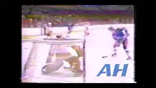 CHL ?. ?, 1982-83 Bruce Eakin,COL v George McPhee,TUL Colorado Flames Tulsa Oilers