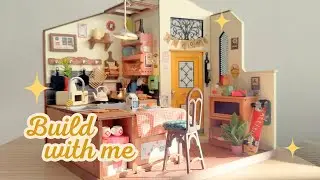 🌱 Cozy build | Kitchen miniature kit, from Rolife, Part 2