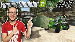 🚜Stockage du FOIN et de l’ENRUBANNAGE | LET'S PLAY #7 FARMING SIMULATOR 25!!