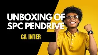 Unboxing of SPC pendrive|| CA INTERMEDIATE 2022🔥🔥🔥