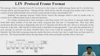 LIN Protocol In Automotive Network Communication