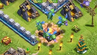 #coc #gaming #baby #dragon Attack with Queen Walk 👣