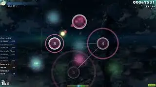 practicing my aim on osu!