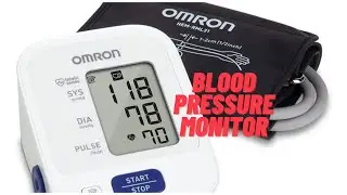 Blood Pressure Monitor, Upper Arm Cuff, Digital Blood Pressure Machine,