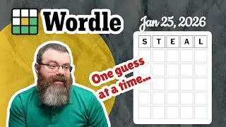 Whittling away | Wordle #1681 (Jan 25th, 2026)