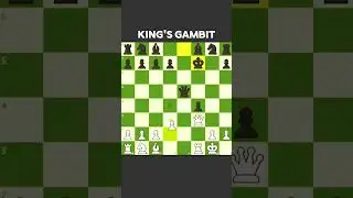 Chess king's gambit tutorial l chess checkmate trap l #chess #chessgame #checkmate