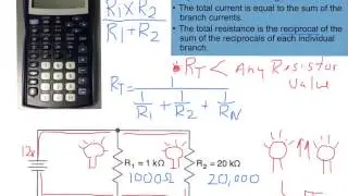 Parallel resistance product over sum reciprical