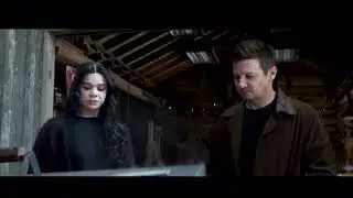 Kate Bishop & Clint Barton burns Ronin suit - Hawkeye season finale (1x6)