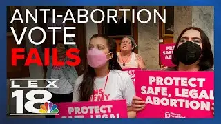 Kentucky votes down measure saying there is no right to an abortion