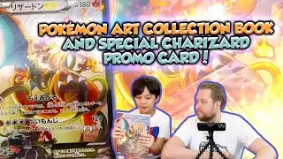 Pok&eacute;mon Card Game Art Collection Book | Art Collection Charizard Promo Card | 20th Anniversary