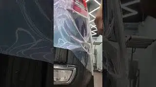 The coolest colour-shifting ppf wrap on Scorpio n #autodetailing #wrap #carprotection #carwrap