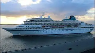 MS Amera verlässt Bremerhaven und nimmt Kurs auf Bergen